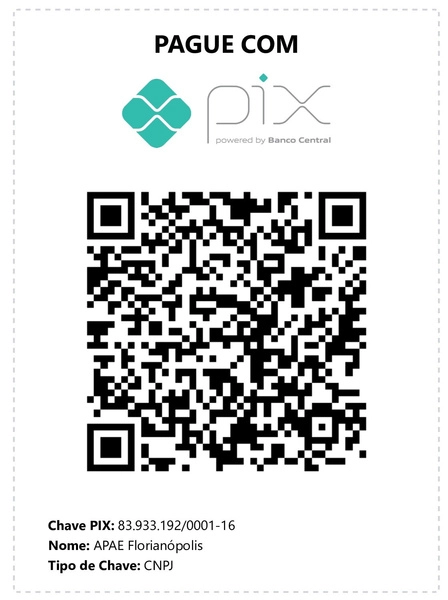 QR Code Doação Apae Floripa