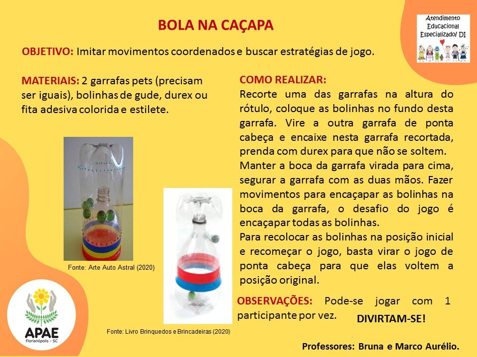 Atendimento Educacional Especializado - Bola na Caçapa