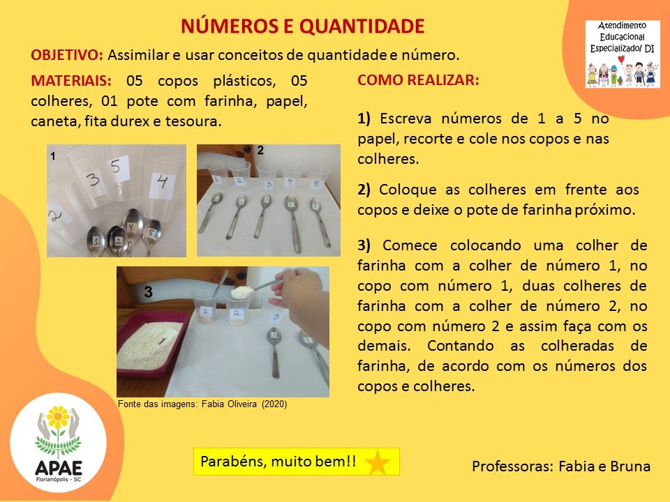 Atendimento Educacional Especializado - Números e Quantidades 2