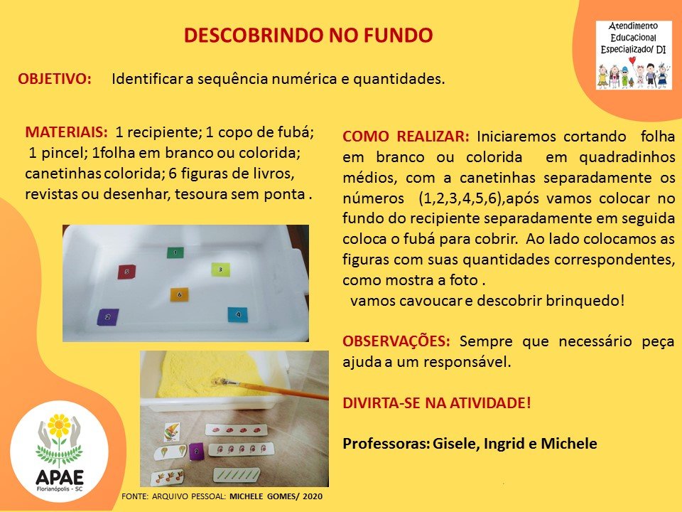 Atendimento Educacional Especializado - Descobrindo no Fundo