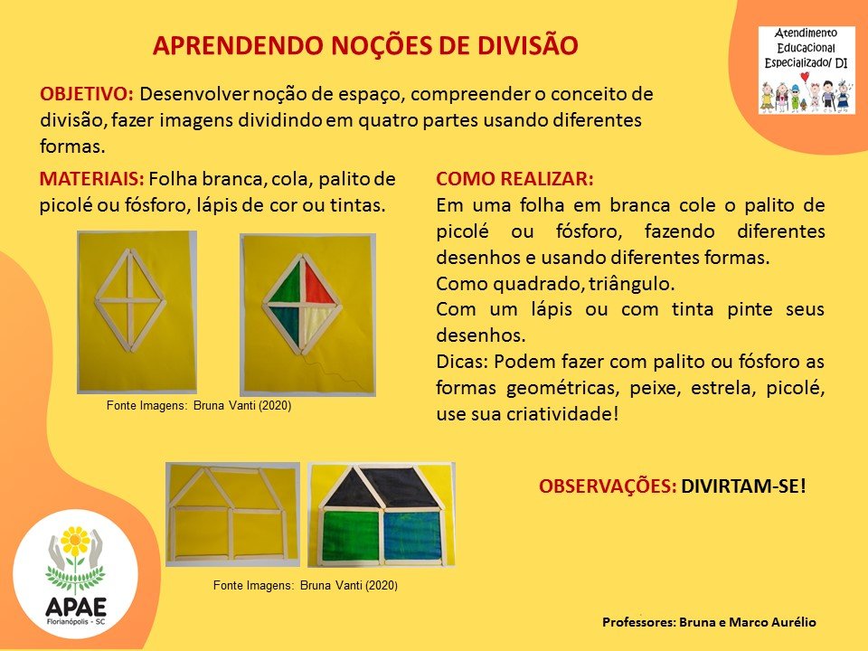 Atendimento Educacional Especializado - Aprendendo Noções de Divisão