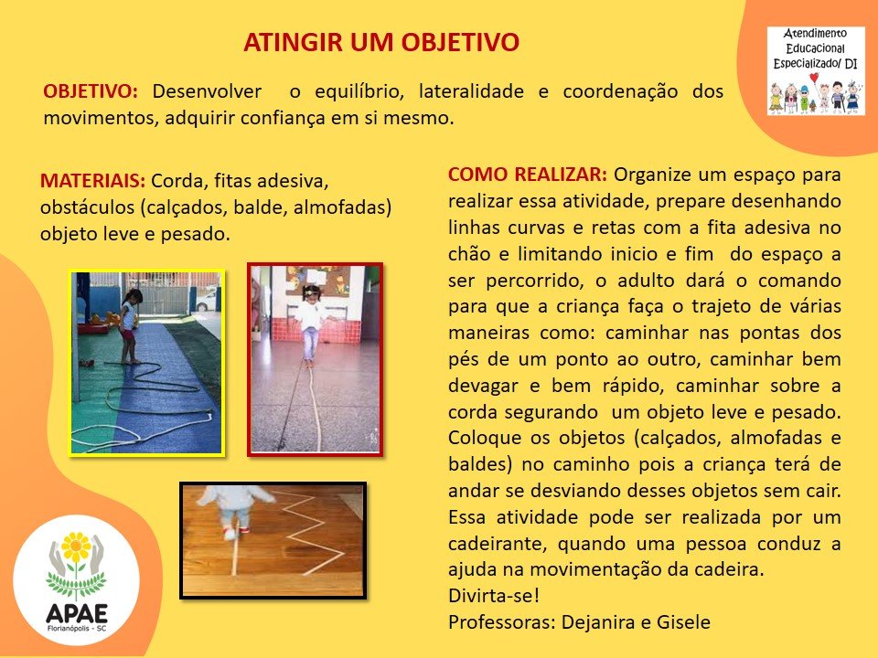 Atingir um Objeto - Atendimento Educacional Especializado