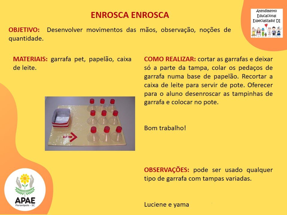 Desenrosca - Atendimento Educacional Especializado