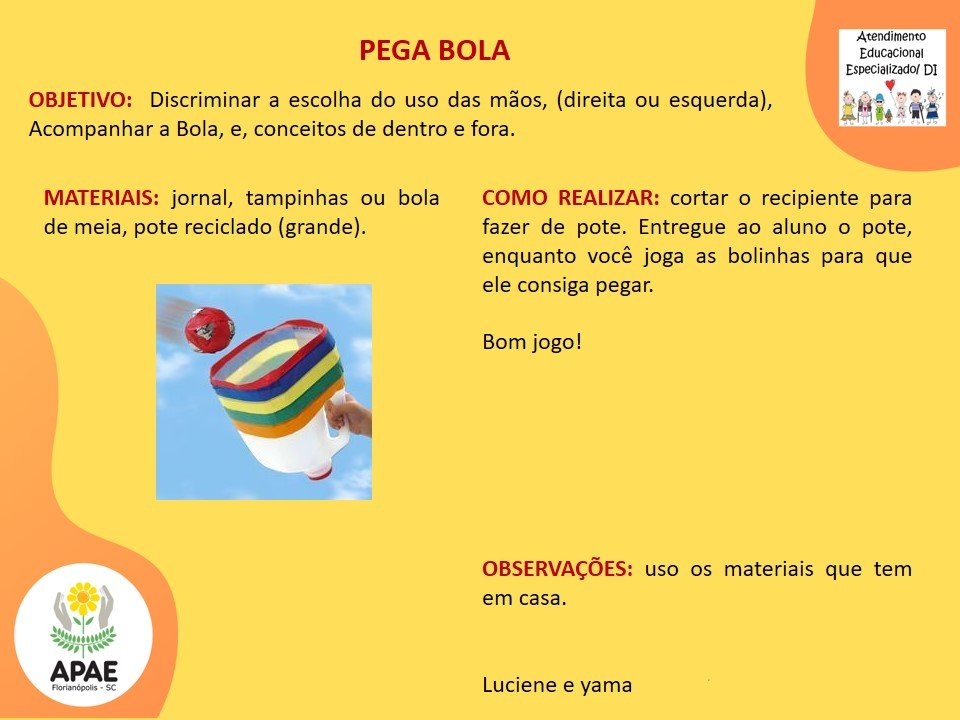 Joga a Bola - Atendimento Educacional Especializado