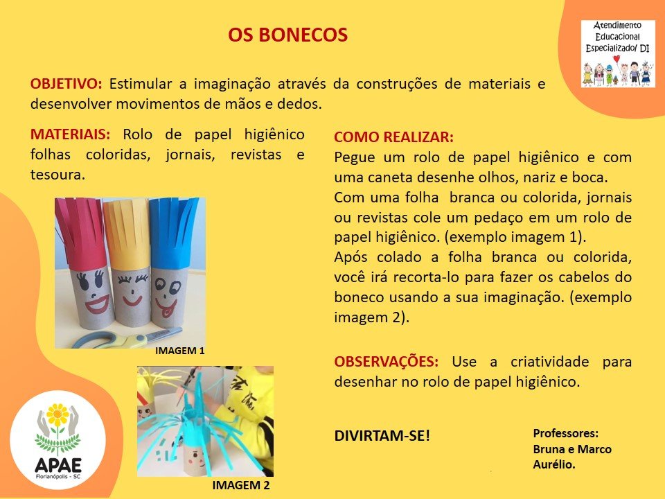 Os Bonecos - Atendimento Educacional Especializado