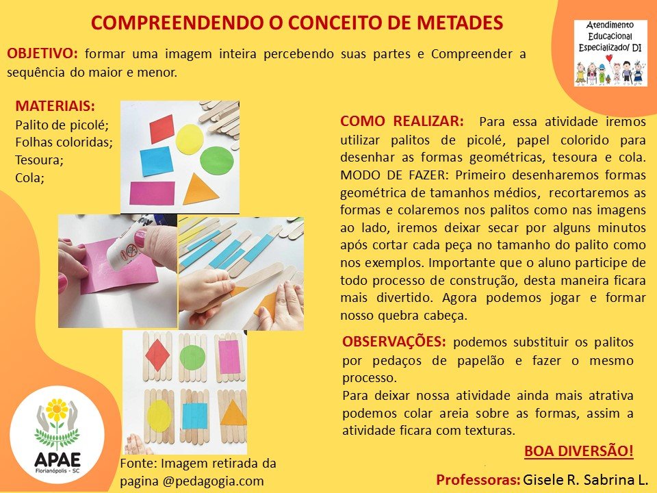 Atendimento Educacional Especializado - Compreendendo o Conceito de Juntar as Partes