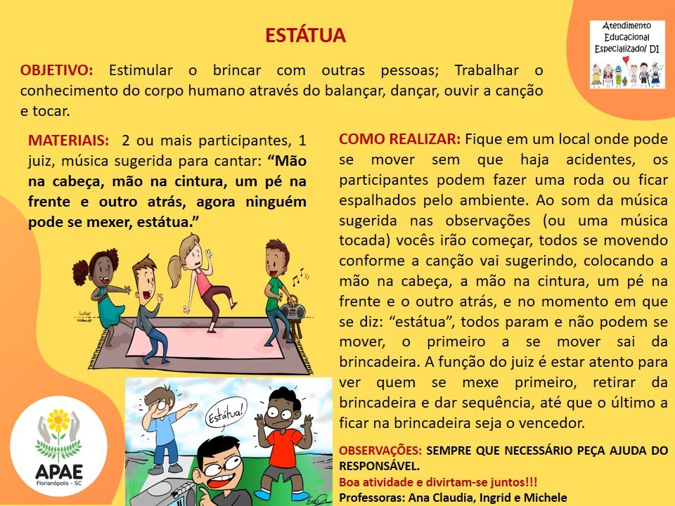 Estátua - Atendimento Educacional Especializado