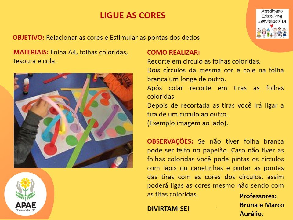 Ligue as Cores - Atendimento Educacional Especializado