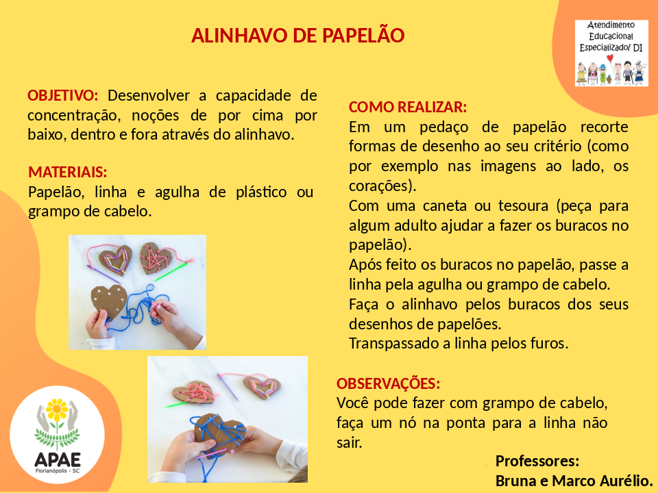 Alinhavo - Atendimento Educacional Especializado