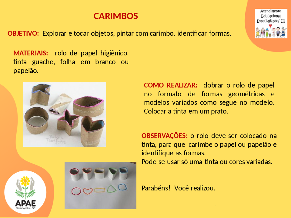 Carimbos - Atendimento Educacional Especializado