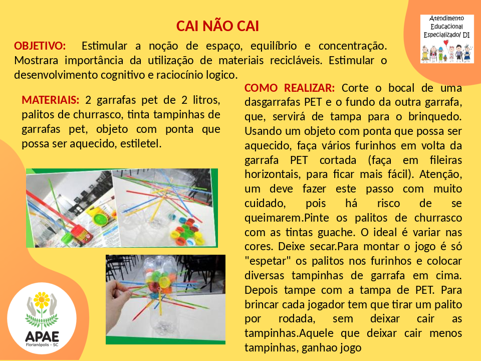Cai não Cai - Serviço Pedagógico Específico