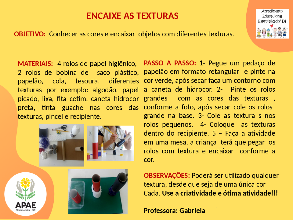 Encaixe as Texturas - Estimulação Precoce 1