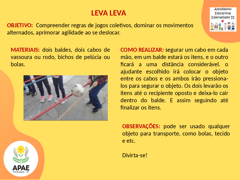 Leva Leva - Atendimento Educacional Especializado