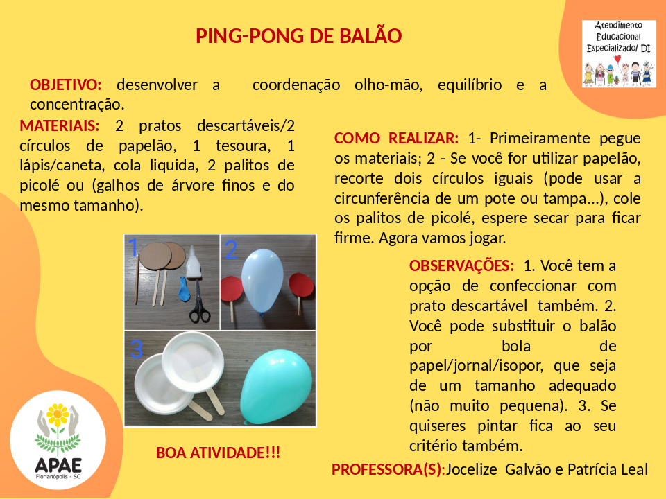 Poing de Balão - Serviço Pedagógico Específico