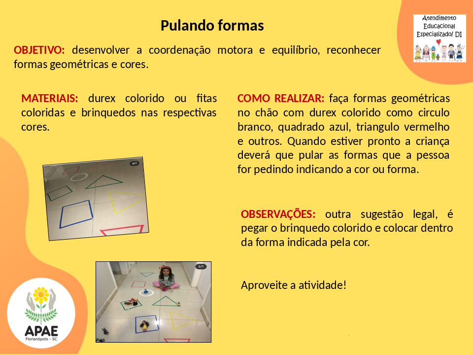 Reconhecendo Cores e Formas - Estimulação Precoce 