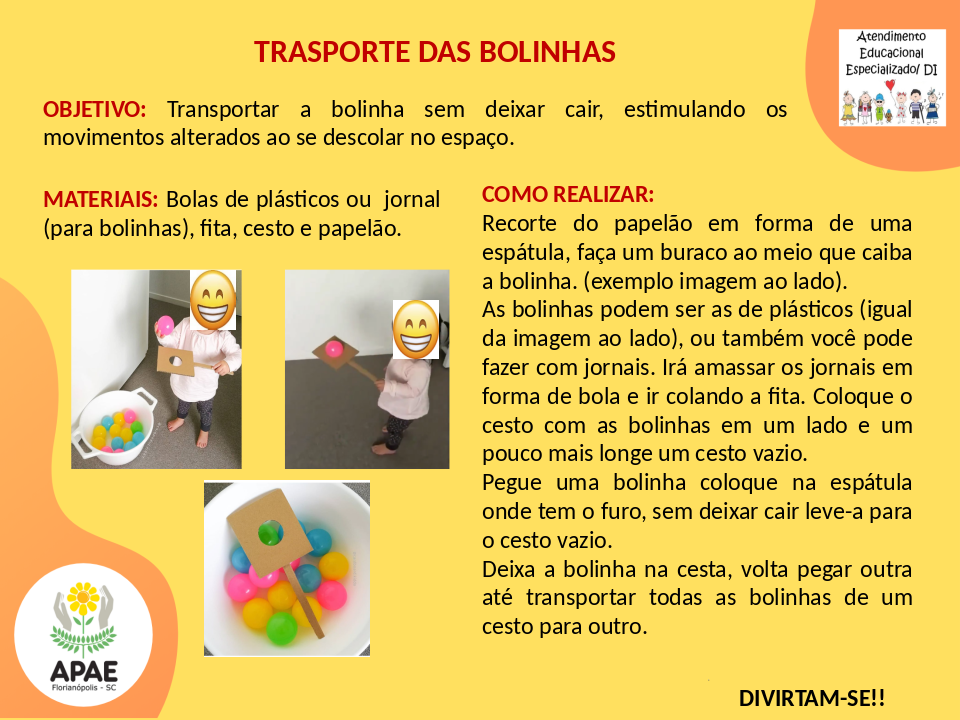 Transporte de Bolinhas - Estimulação Precoce 2