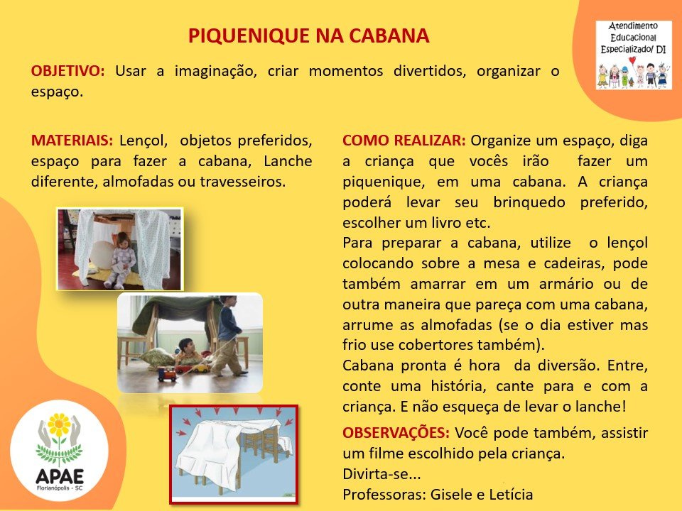Piquinique na Cabana - Estimulação Precoce 2