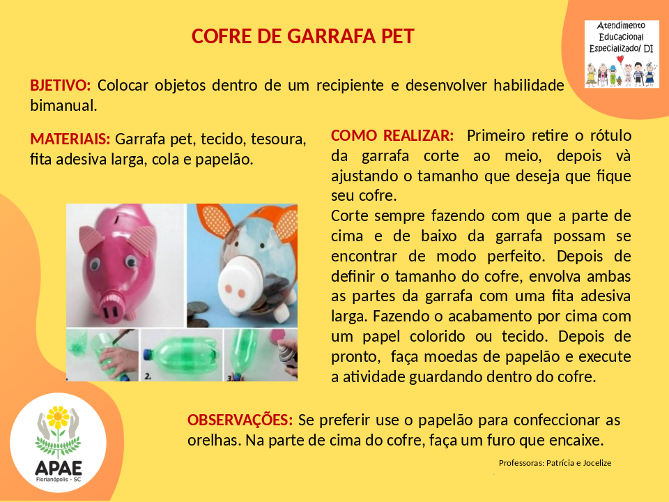 Cores de Garrafa pet - Estimulação Precoce 2