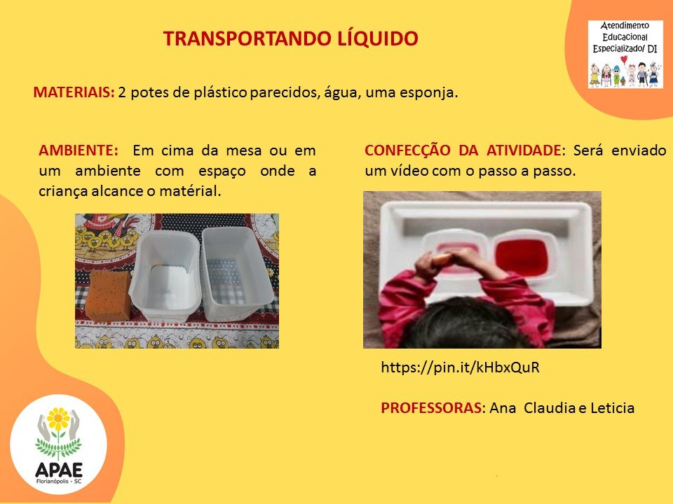 Estimulação Precoce 2 - Transportando Líquido
