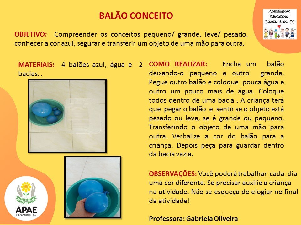 Estimulação Precoce 1 - Balão Conceito