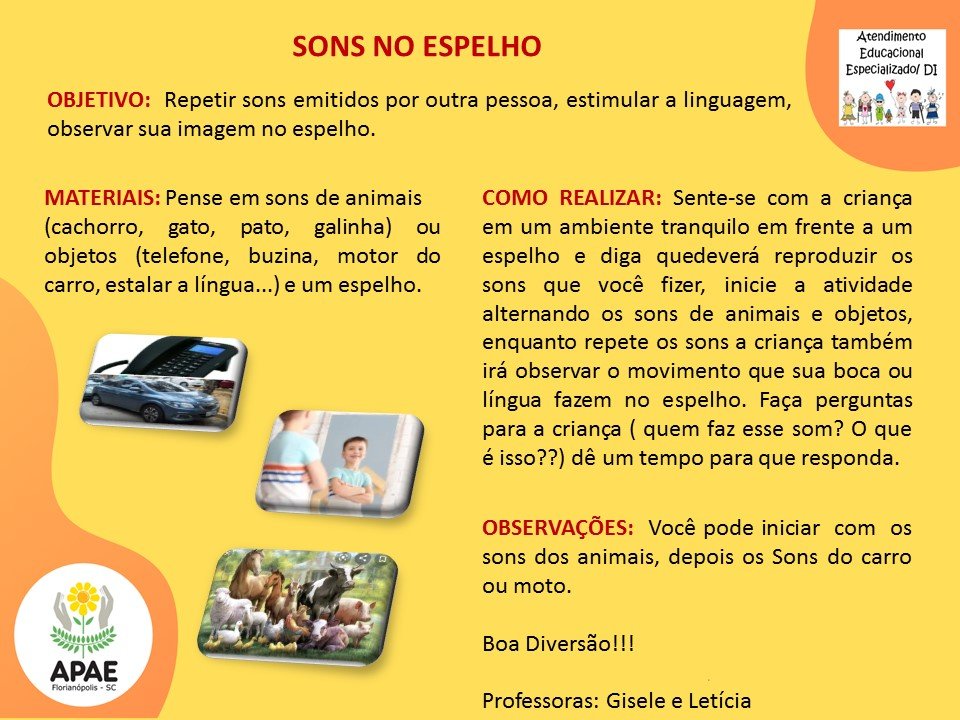 Estimulação Precoce 2 - Sons no Espelho