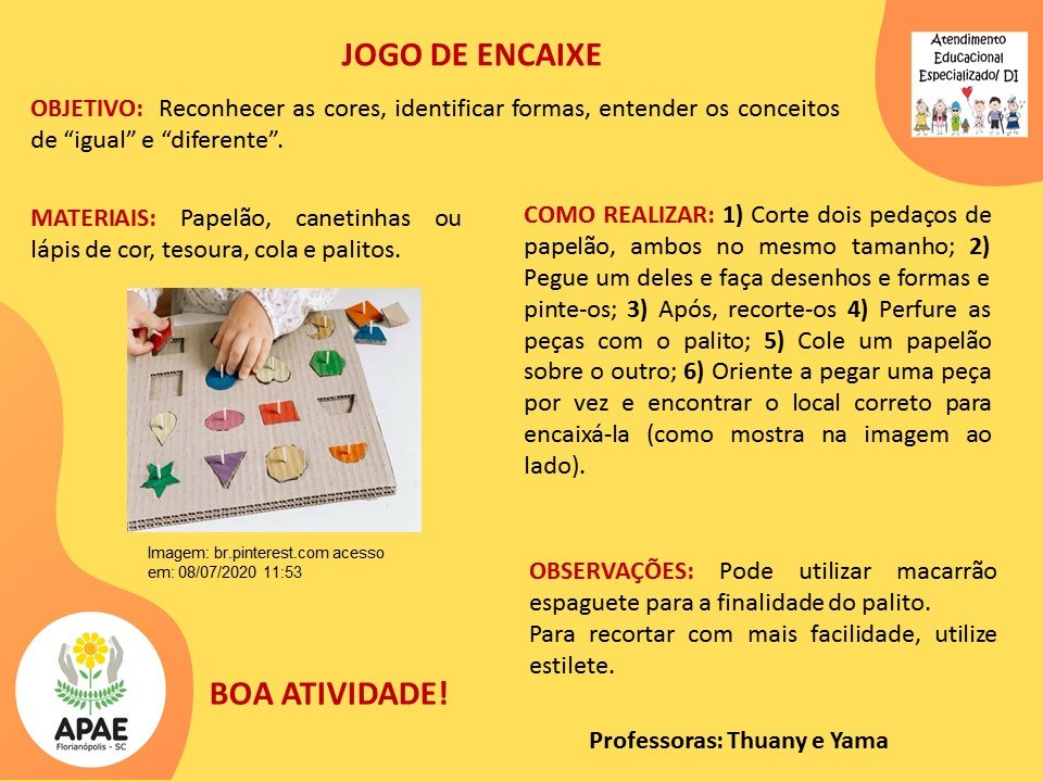 Estimulação Precoce 2 - Jogo de Encaixe