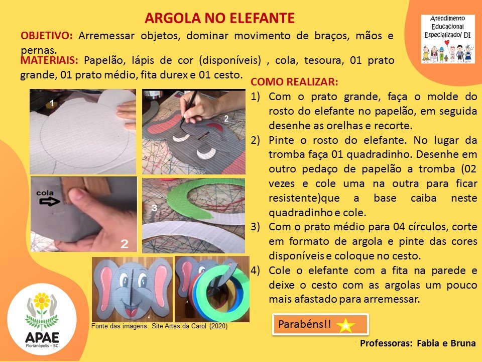 Estimulação Precoce 2 - Argola no Elefante