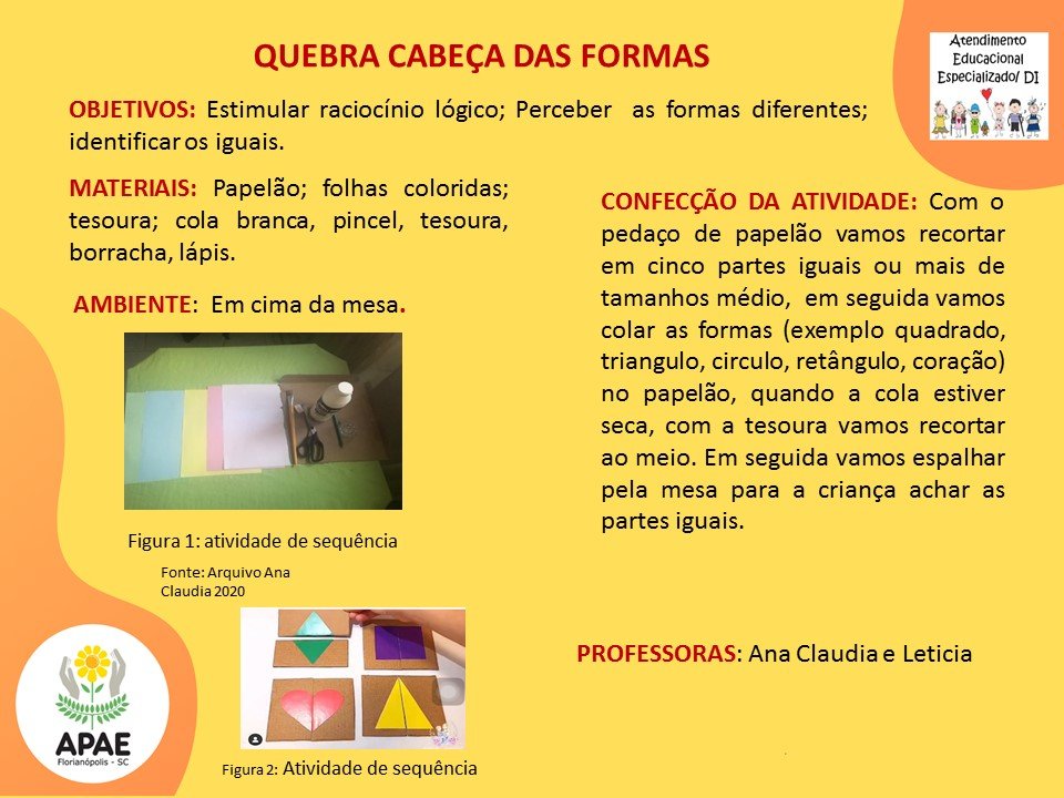 Estimulação Precoce 2 - Quebra Cabeça das Formas