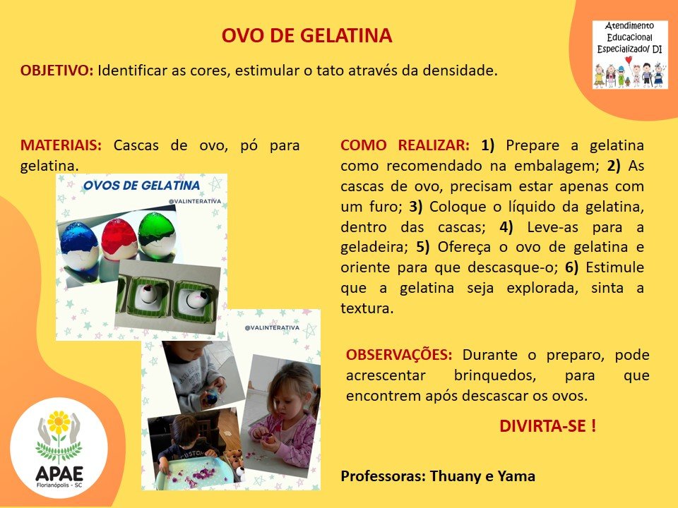 Ovo de Gelatina - Estimulação Precoce 2