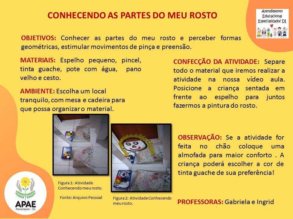 Estimulação Precoce 1 - Conhecendo Partes do meu Rosto