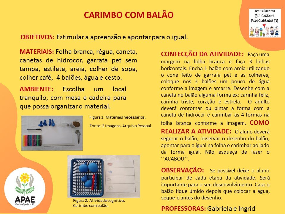 Estimulação Precoce 1 - Carimbo com Balão