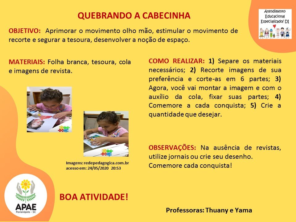 Estimulação Precoce 2 - Quebrando a Cabecinha