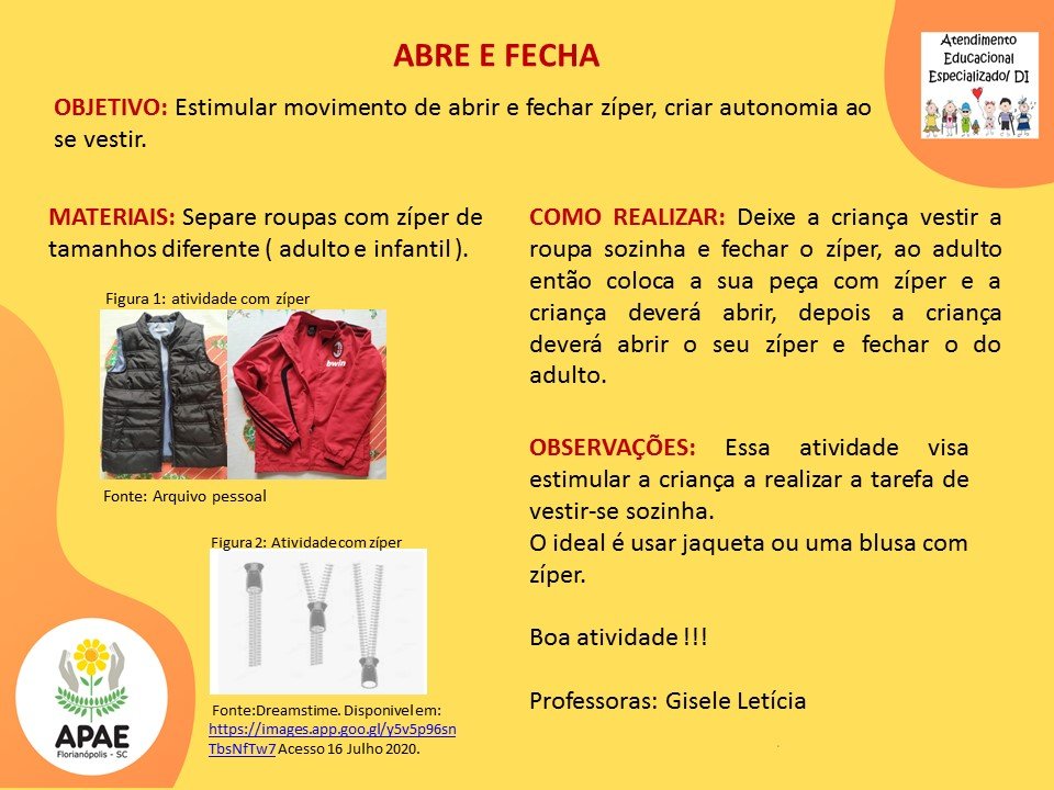 Estimulação Precoce 2 - Abre e Fecha Ziper