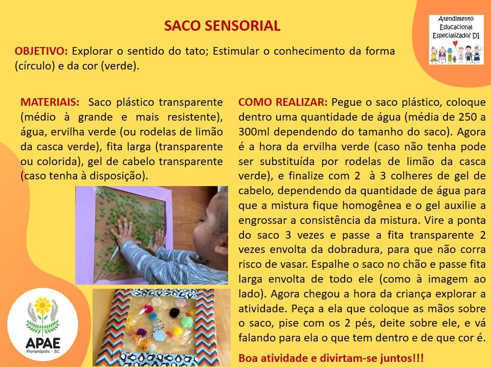 Saco Sensorial - Estimulação Precoce 1
