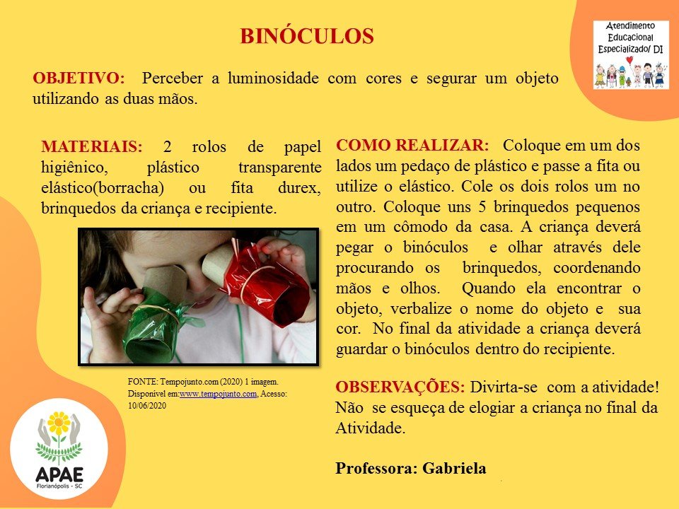 Estimulação Precoce 1 - Binóculos