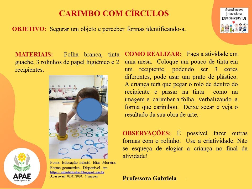 Estimulação Precoce 1 - Carimbo com Círculos
