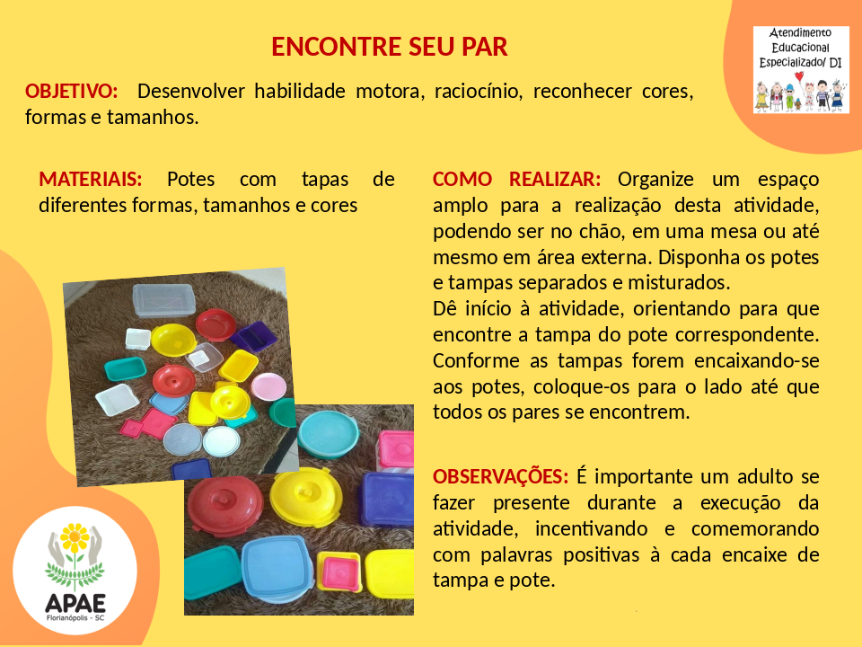 Encontre seu Par - Estimulação Precoce 2