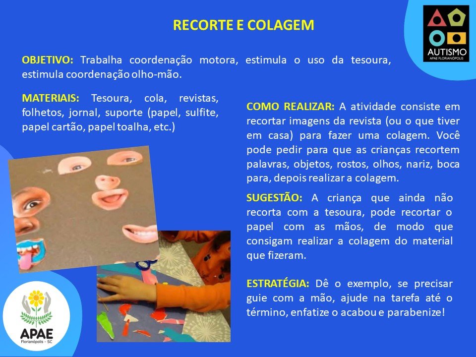 Recorte e Colagem - AEE TEA