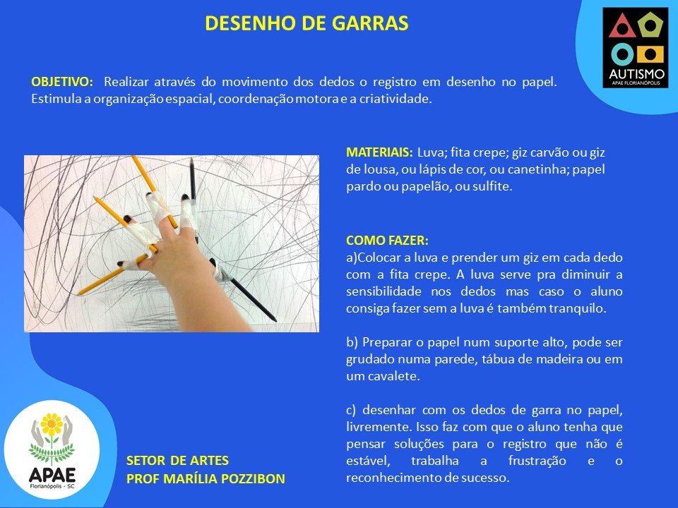 Desenho de Garras - Artes