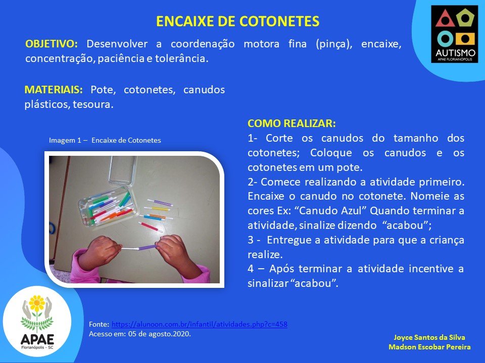 EP II - Encaixe de Cotonetes