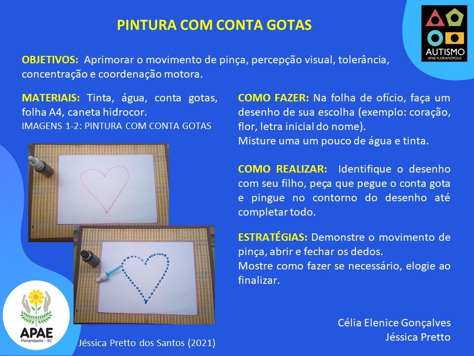 Pintura com conta gotas - SAE TEA