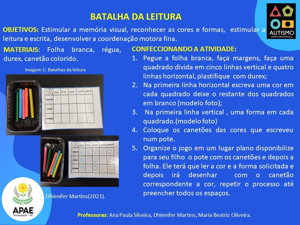 Batalha da leitura - TEA