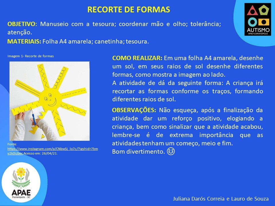 Recorte de formas - TEA