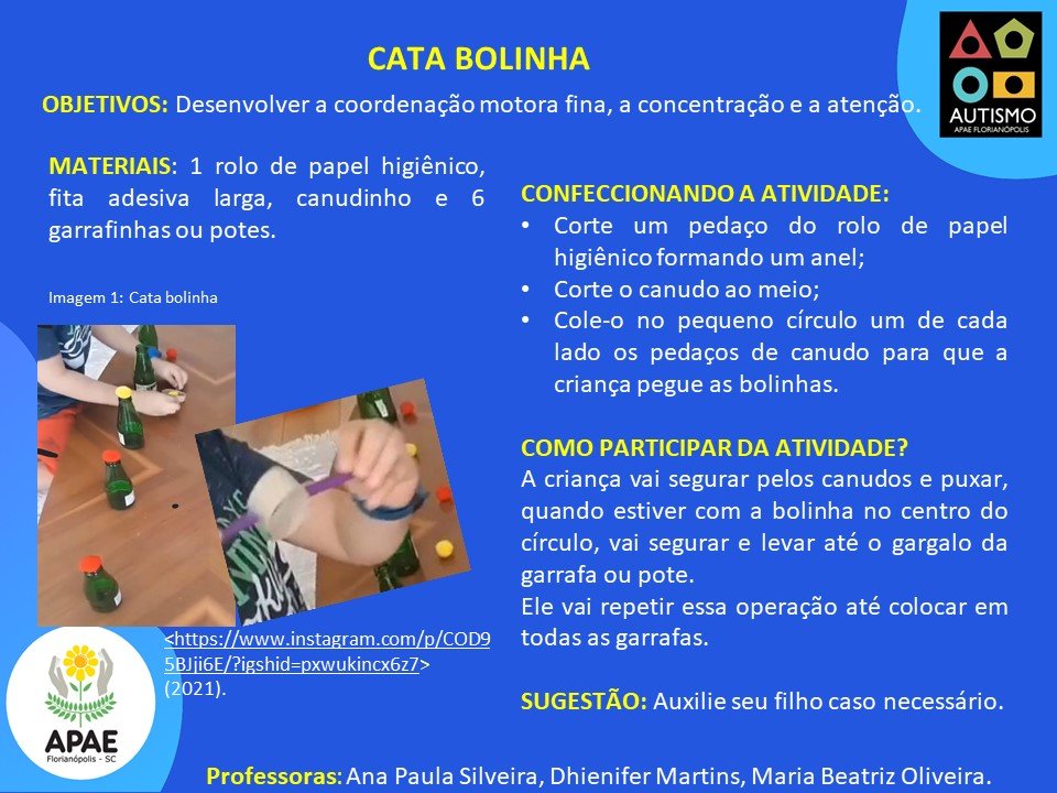 cata bolinha - TEA