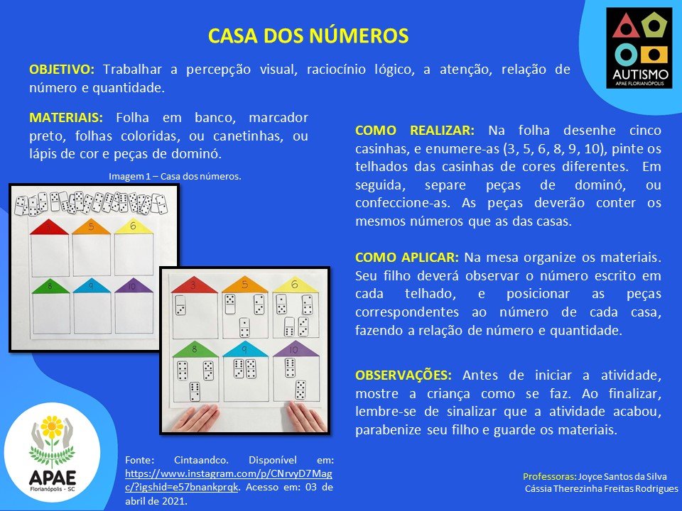 Casa dos Números - Estimulação Precoce 2 TEA