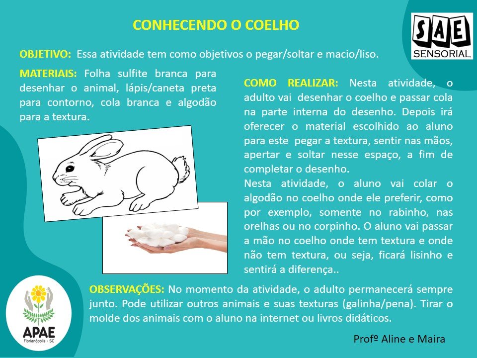 Coelho - SAE Sensorial