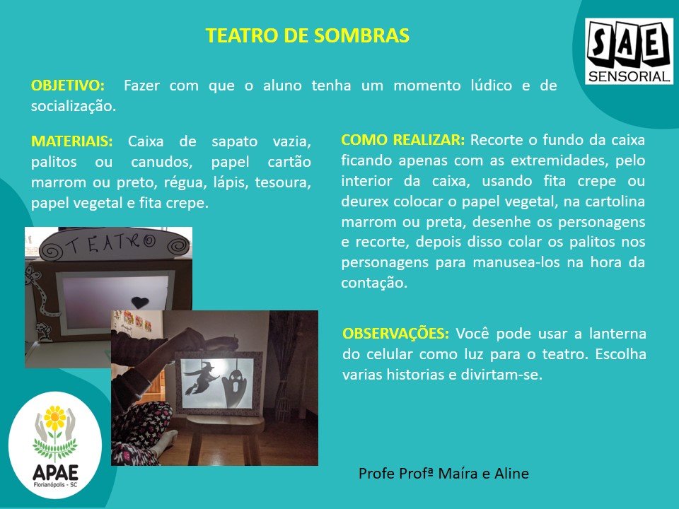 Teatro de Sombras - SAE Sensorial
