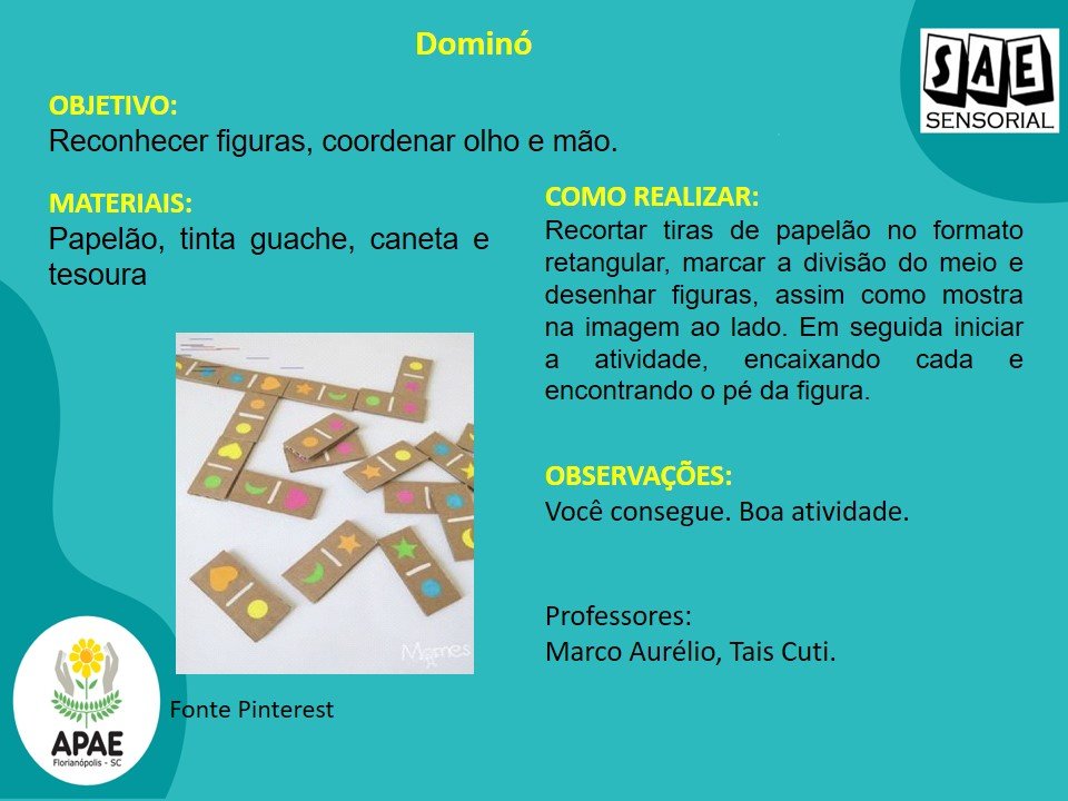 Dominó - SAE Sensorial