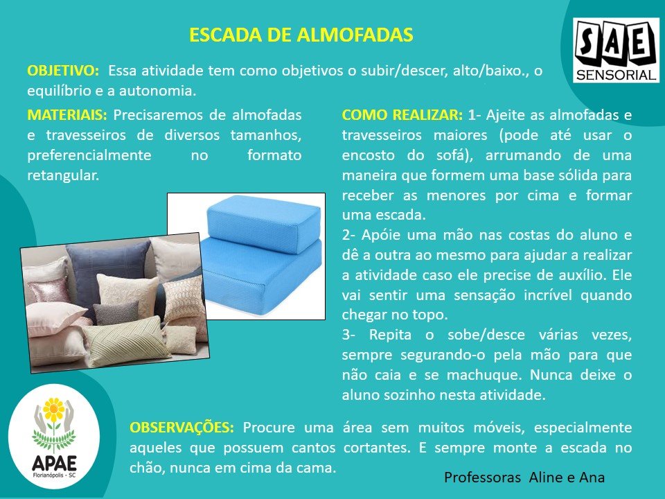 Escada de almofada - SAE Sensorial
