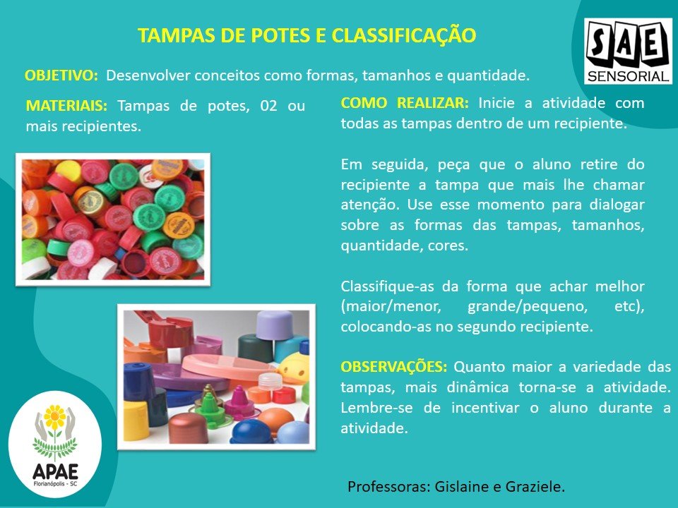 Classificação - SAE Sensorial